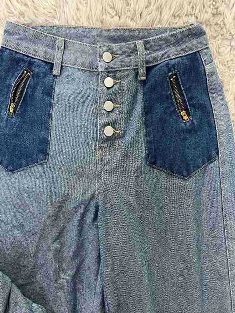 Fujian Streetwear Zweiteiler elegant Denim - Größe S M 71 80