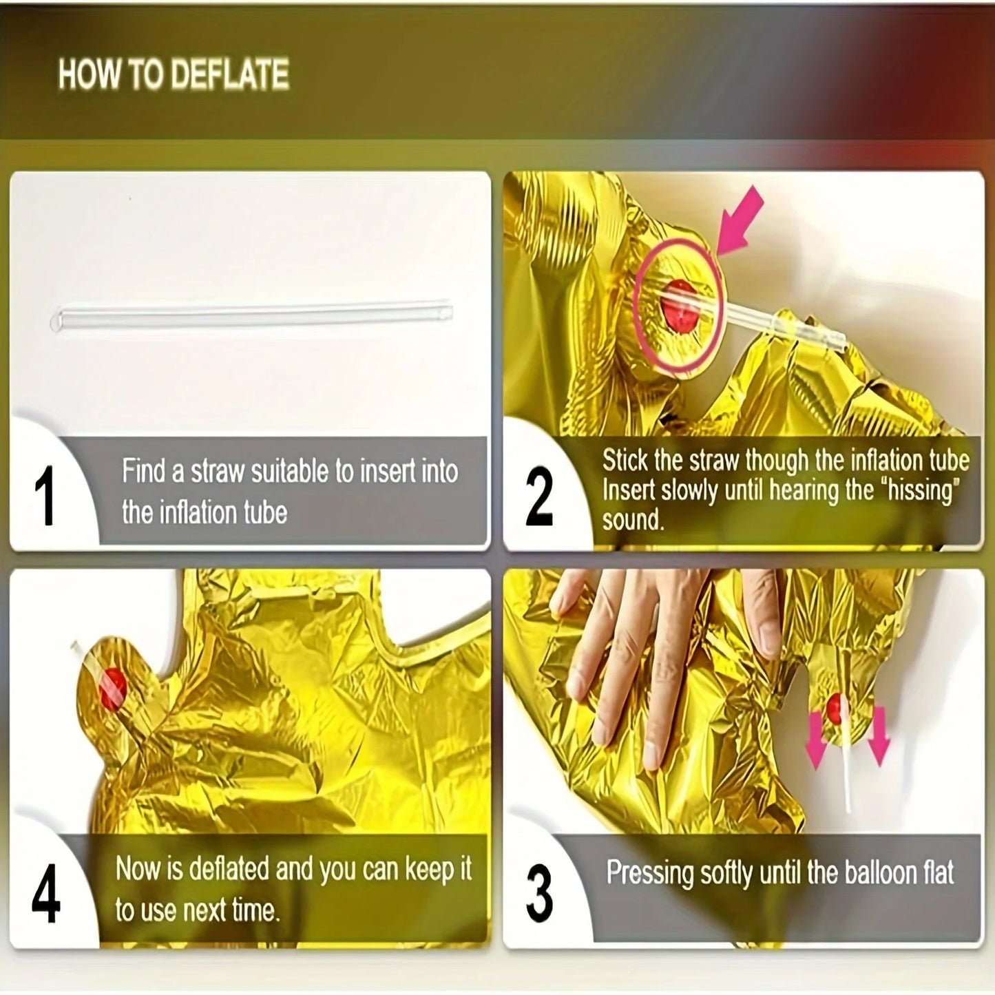 Choice 32Zoll Stehende Zahlenfolie - Roségold Silber 1St