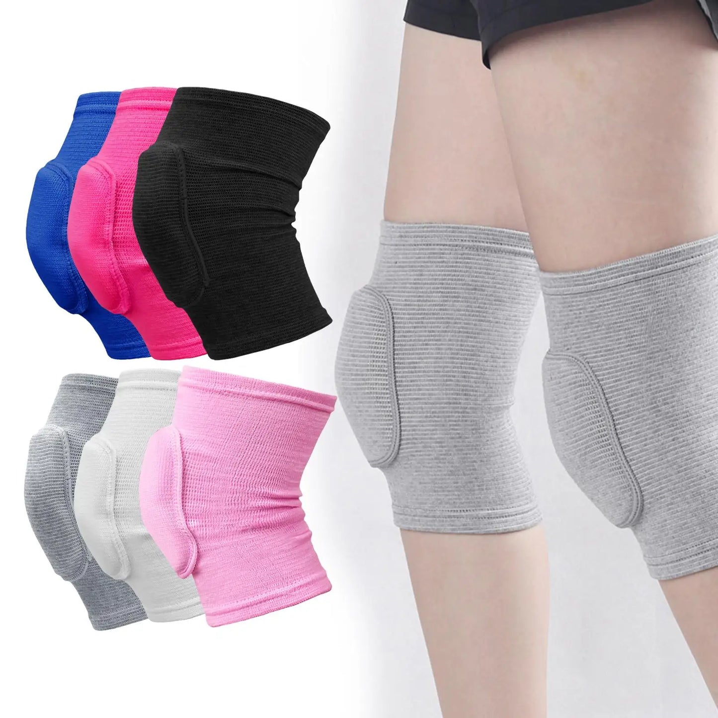 Schutz Sport Knie Pads 2025 - Männer Frauen Kinder Knie - Knie Bandagen Tanz Yoga Volleyball Fußball Radfahren Tennis 1 Paar