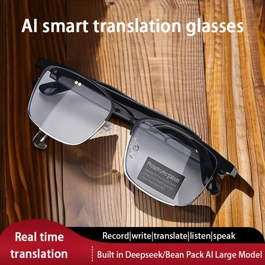 Smart ai glasses with real-time wireless bluetooth translation in 144 languages