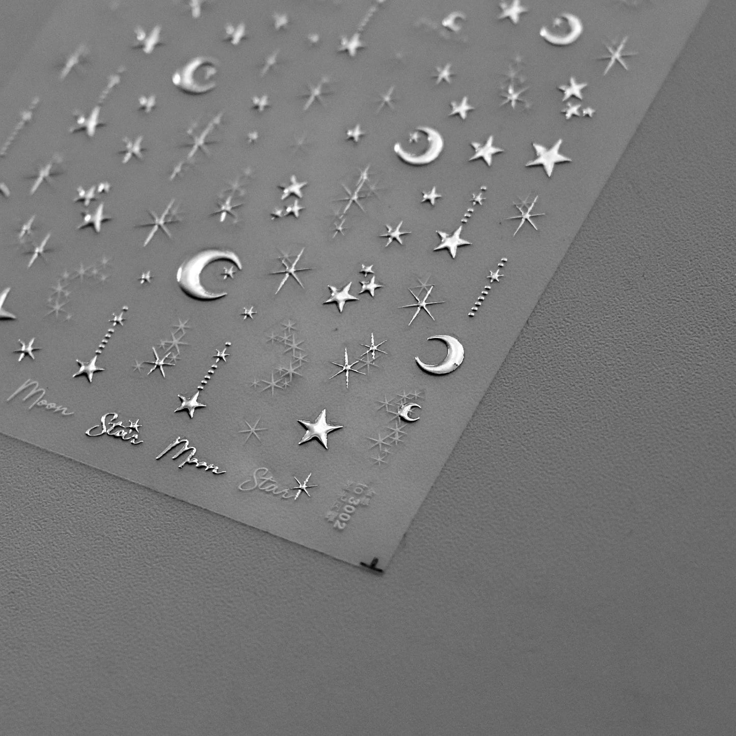 TSZS TO3913 Decorațiuni unghii 5D strălucitoare - Inimă și Lună 1 buc