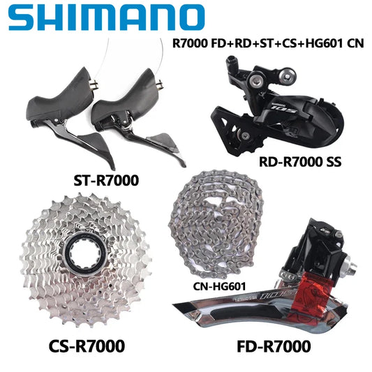 Shimano 105 Ultegra R7000 R8000 Groupset 2x11s Road Bike Bicycle Set CS 12-25T/11-28T/11-30T/11-32T/11-34T Upgrade From 5800