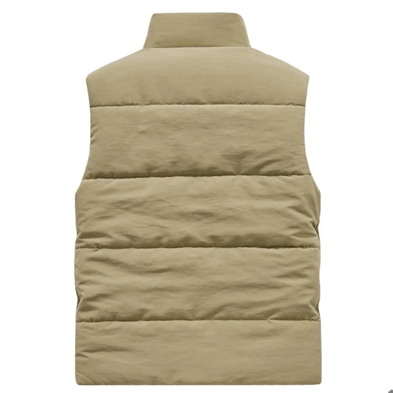 Mode 6XL Warme Fleece-Weste - Ärmellos, Polyester, Winter