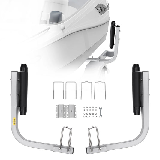 VEVOR Tije de ghidare pentru remorcă de barcă, pachet de 2 - Ghidaje reglabile pentru remorcă, fabricate din oțel galvanizat