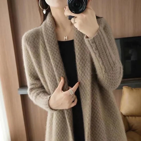 Cardigan Yipn.igacoyou, lejer - Lungime 66 cm, mărime S-XL