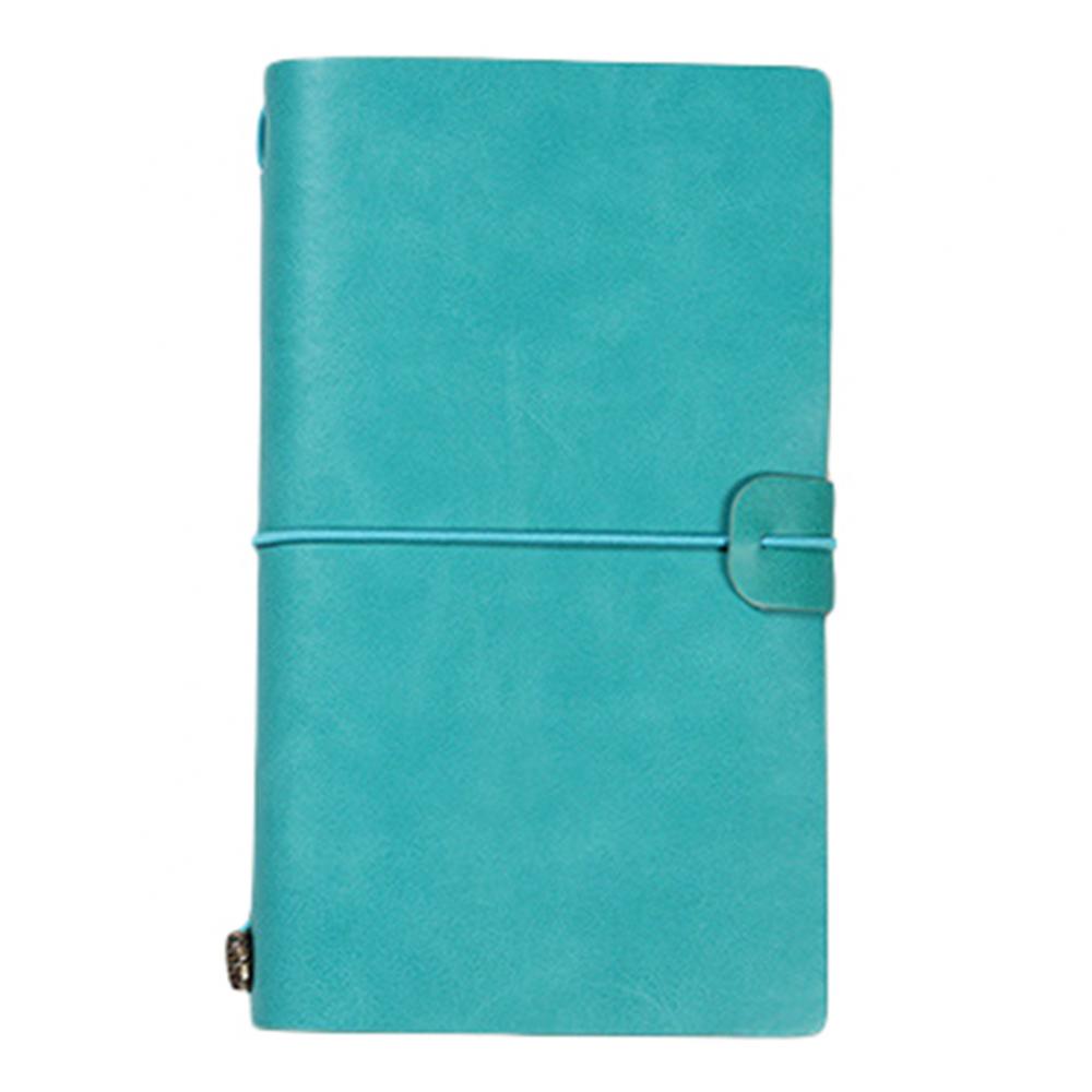 PU Leather Loose Leaf Notebook Traveler Journal Diary Portable Travel Notepad Diary Notebook Pen Holder Record Book Stationery