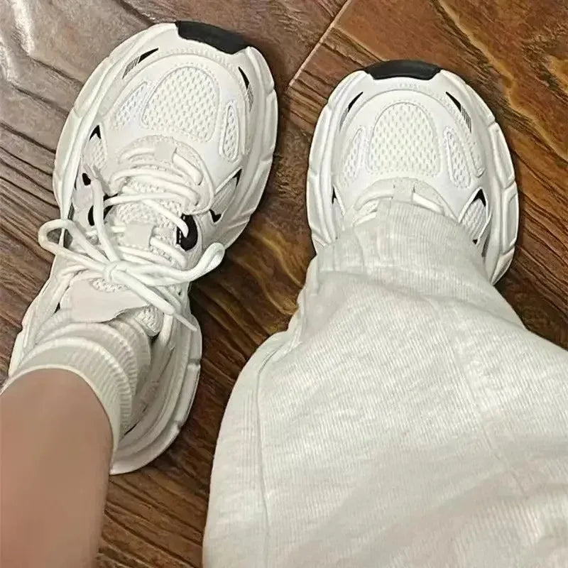 Fashion Small White Shoes Women New Spring and Autumn Leisure Sports Shoes Girls with Thick Soles Low Style Sneakers Shoes