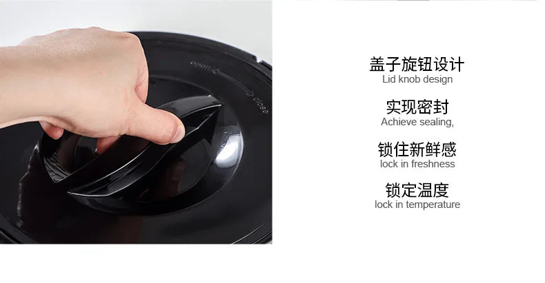 Large Capacity Commercial Portable Insulated Pot with Rice and Household Three Piece Set Insulated Bucket