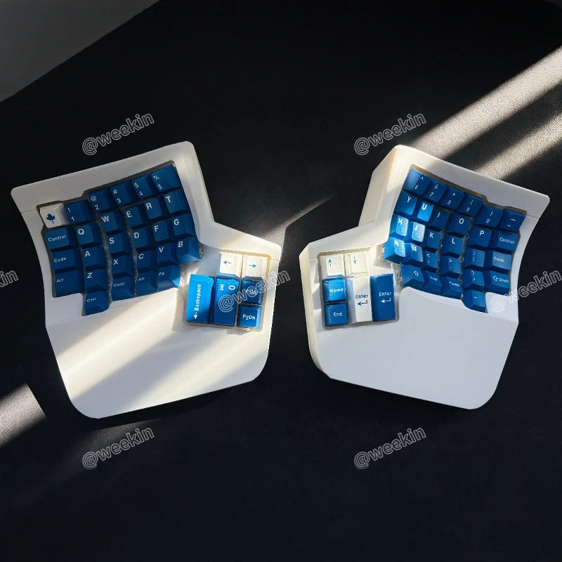 waizowl WK Kinesis Split-Tastatur - 61 Tasten Hot-Swap 2.4G