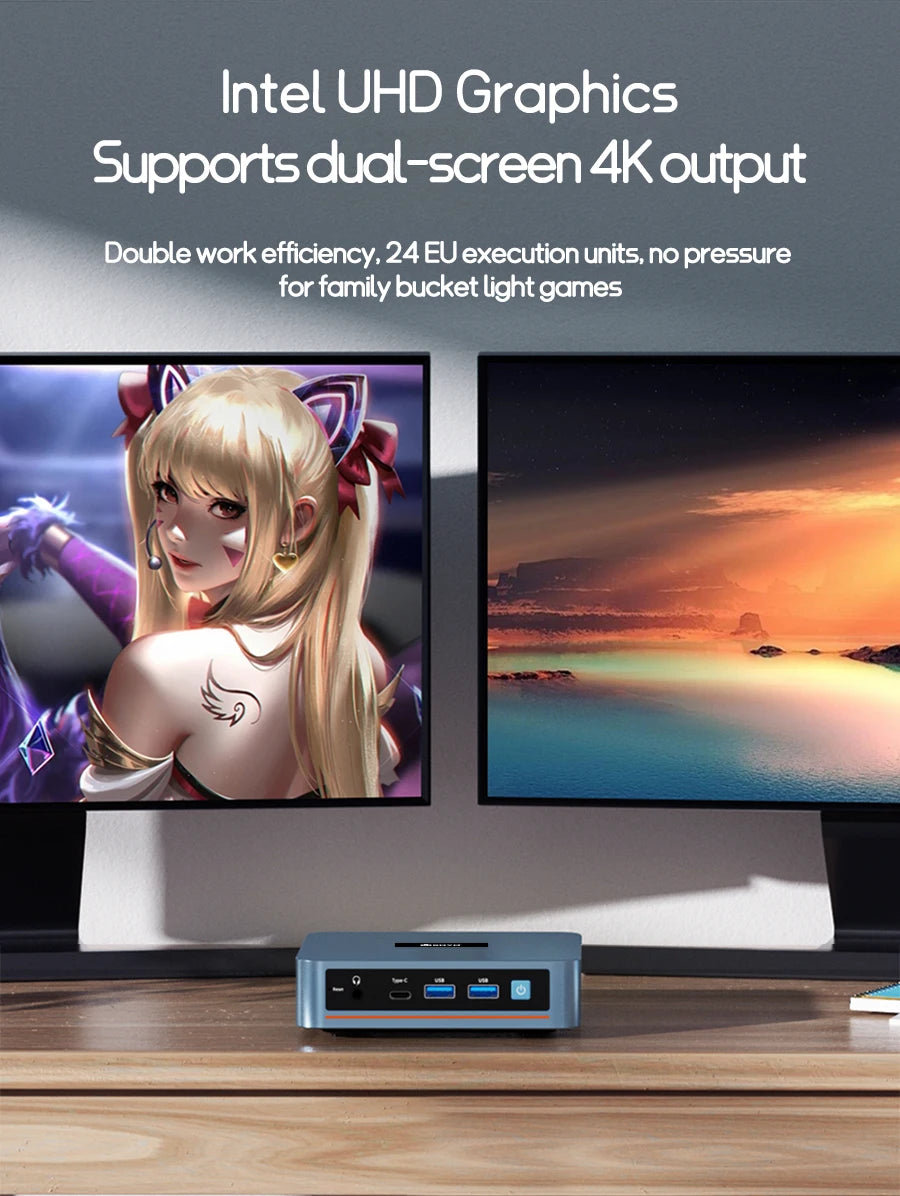 SOYO M2 Plus V1 Intel N100 - 16 GB, 3,4 GHz, Compact