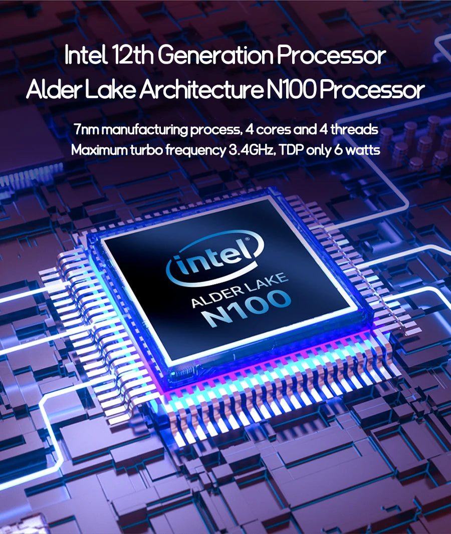 SOYO M2 Plus V1 Intel N100 - 16 GB, 3,4 GHz, Compact