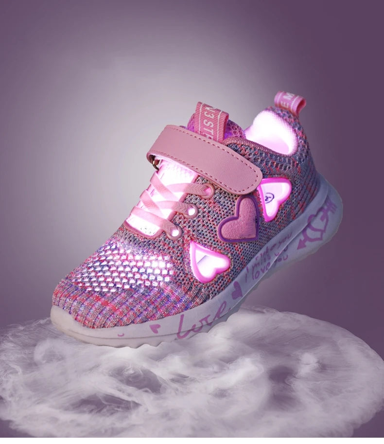 Mädchen Casual Schuhe 2025 - Leicht Mesh Sneakers Kinder Sommer - Frühling Herbst Tenis Süß Sport Cartoon Weiblich Laufen Socken Schuhe