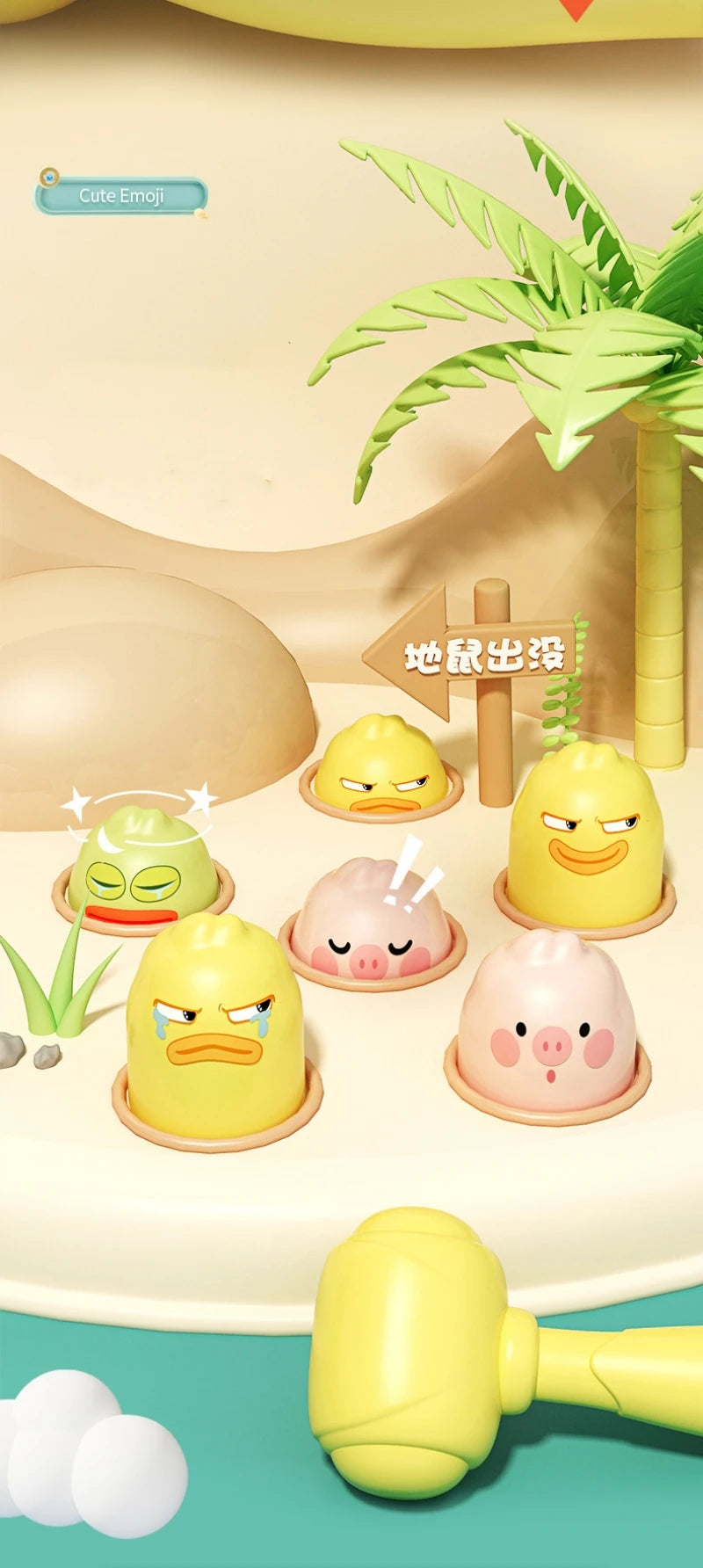 Baby Toys 0 1 2 3 Years Children Early Educational Toy Toys for Baby Beating 1 Year Ground Mouse Kids Interaction Game Toys