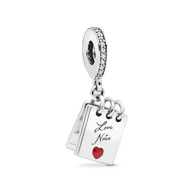 Neue 925 Silber Lernhilfe Schultasche Uhranhänger Charms Beads Fit Original Pandora Armband DIY Schmuck Für Frauen 2024