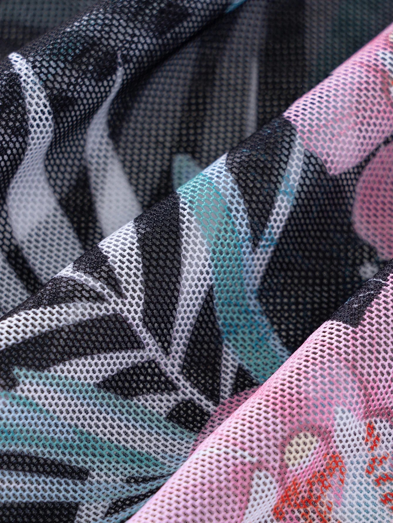 Sommer Print Schwimmanzüge: ASKATE Verbesserte Unterstützung Wire-Free Support Nylon Spandex - Dreiteilig High Waist Strand Wear Floraler Print