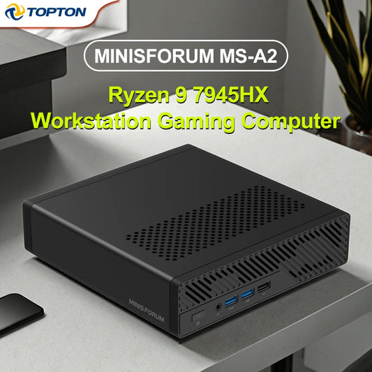 MINISFORUM MS-A2 Mini-PC Ryzen 9 - 1.5TB, 2x10G, 3xM.2