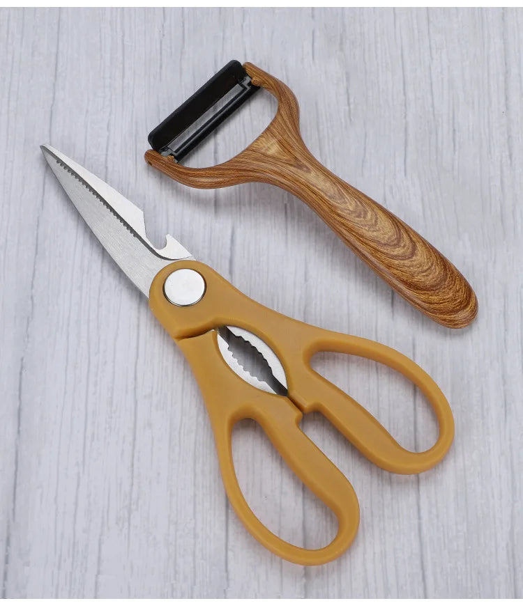 KüchenMeister 17tlg Messer Set Edelstahl - 20cm 17 Teile