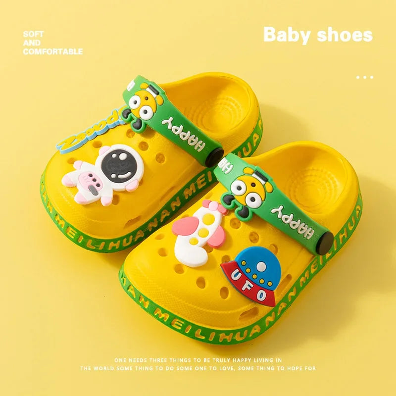 ZYCZWLCN Kinder Sandalen Cartoon Rutschfest - Gr.10-11 PVC