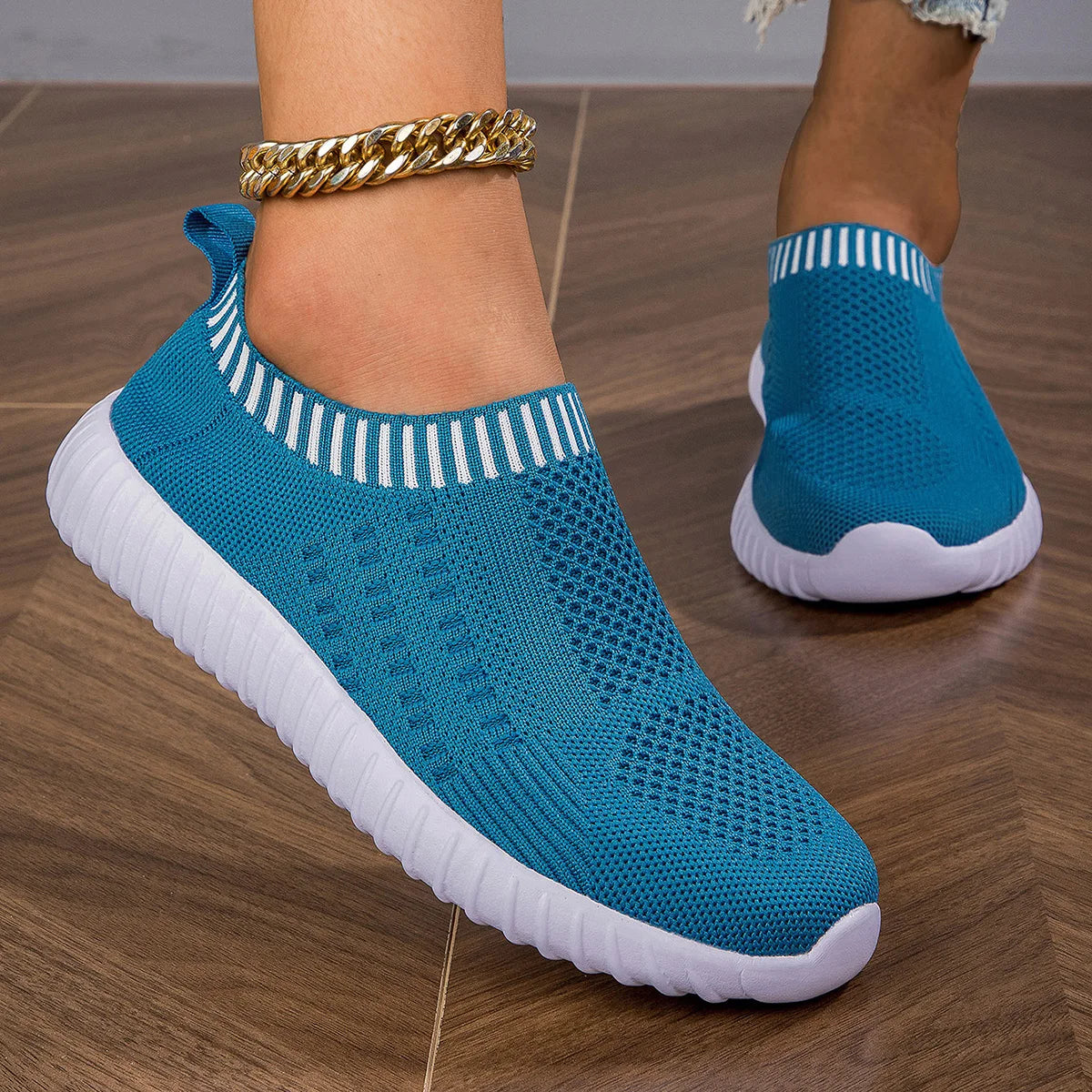 Frauen Sneakers Flach Boden Outdoor Casual Sport Einzel Schuhe Komfortabel Sommer Mesh Leicht Vulkanisiert Walking Schuhe