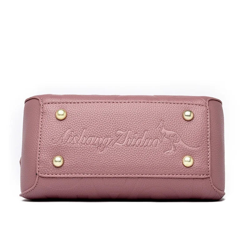 Fashion Women's Square Buckle Crossbody Bag Casual Shoulder Crossbody Bags Ladies Luxury Designer Large Capacity Travel Handbag