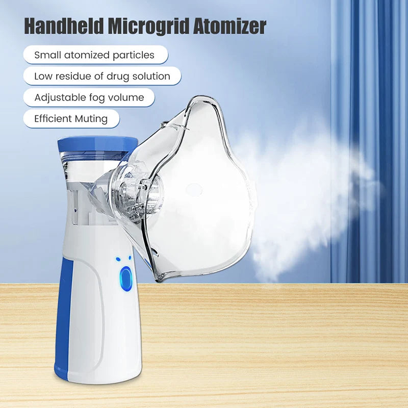 Neu Für Xiaomi USB Medizinisch Stumm Mesh Vernebler Handheld Asthma Inhalator Zerstäuber Kinder Erwachsene Gesundheitspflege Mini Tragbar Luftbefeuchter
