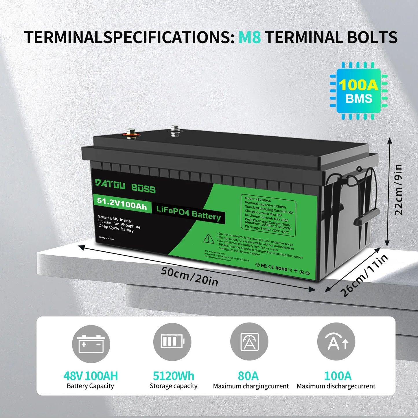 Ddtouboss 48V Lithium-Batterie 2025