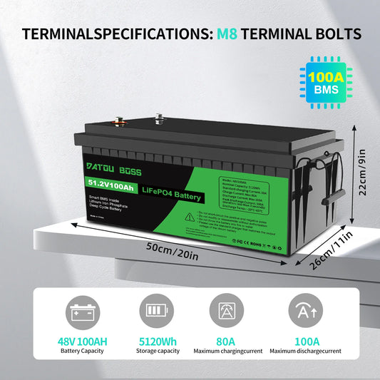 Ddtouboss 48V Lithium-Batterie 2025