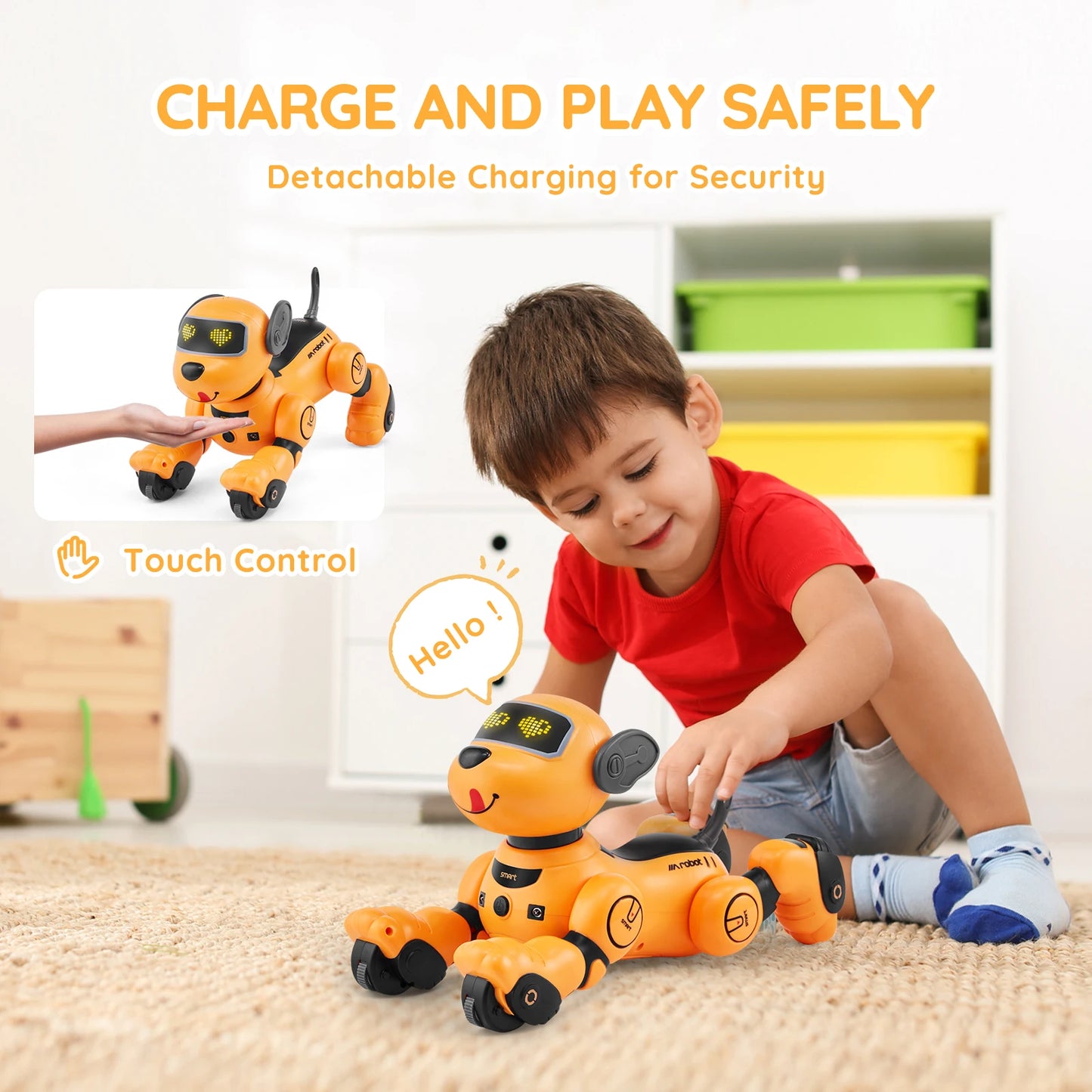 VEVOR Remote Control Robot Dog Toy German Edition