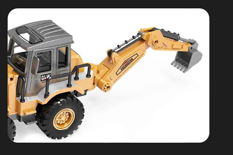 Baufahrzeug-Set 2025: Alloy Traktor & Bagger - Farm Engineering Collection
