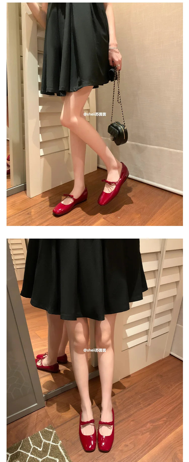 Ballet Falts Shoes for Women Bow Tie Elegant Women's Loafers Shoes with Low Heels Black Leather Mary Janes Desinger Shoes Ladies