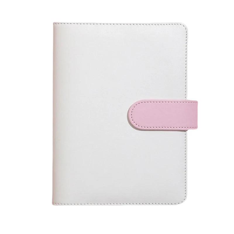 Macaron Color A5 Notizbuch 2025 - 6 Ringe Binder Planner Magnetic Buckle Schule