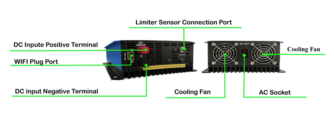 1KW 2KW Solar Grid Tie Inverter