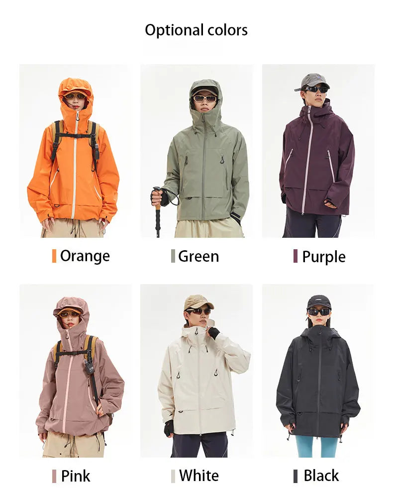 OutdoorPro Wanderjacke Wasserdicht - Unisex 700g S-XXL