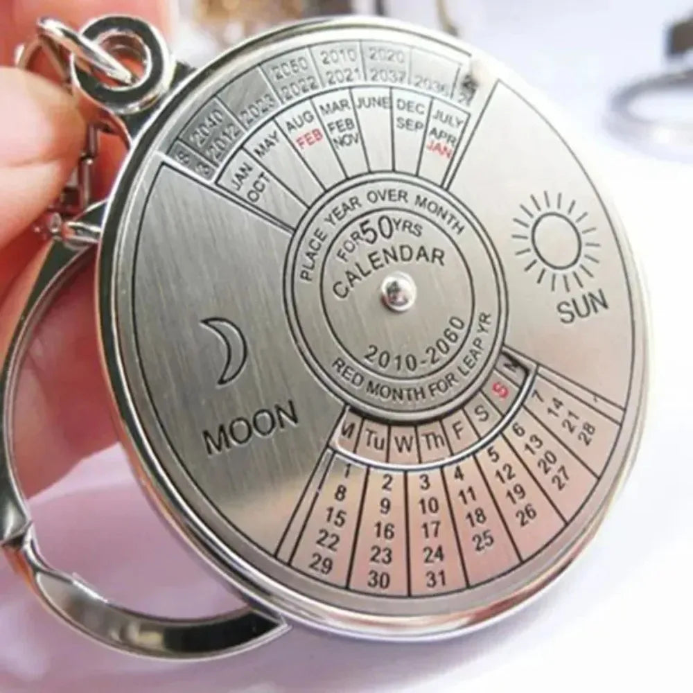 Choice Ewiger Kalender Anhänger - Silber Metall 50mm