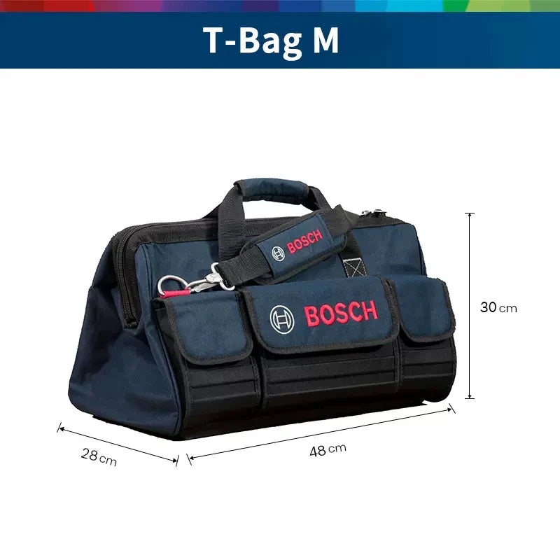Bosch T-Tasche Canvas Werkzeugtasche Verschleißfest Installation Tragbar Elektriker Spezial Wartung Werkzeug Aufbewahrung Toolkit Tasche