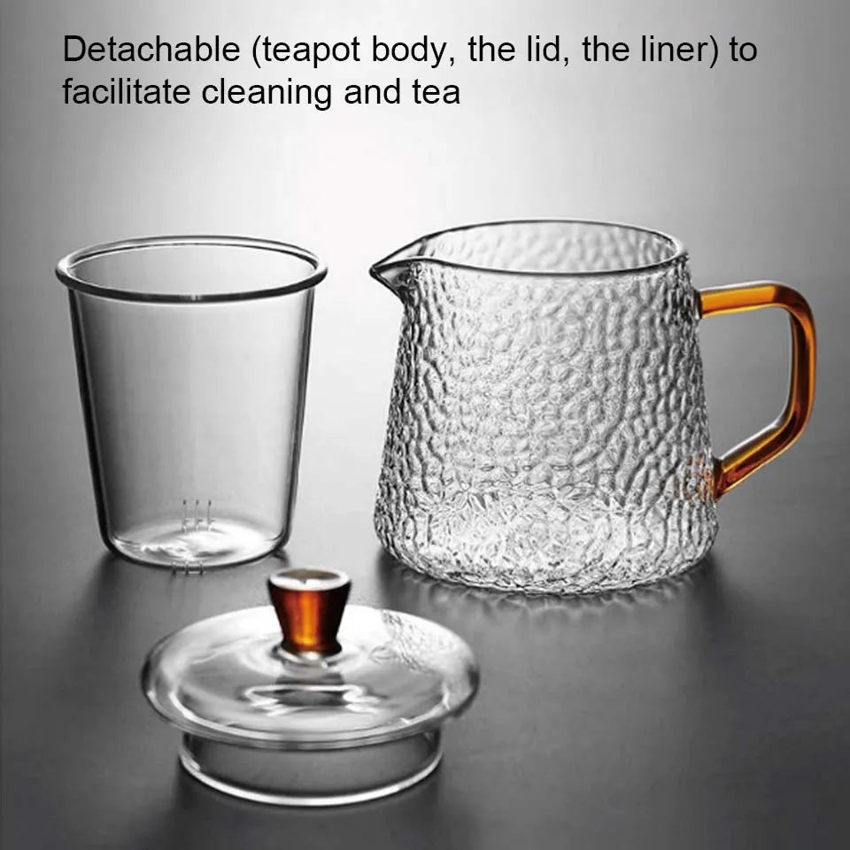 Japanese Teapot Glass Tea Pot With Infuser Tea Sets Teapots Glass Borosilicate Heat Resistant Glass Teapot Kettle Gaiwan Pu Erh