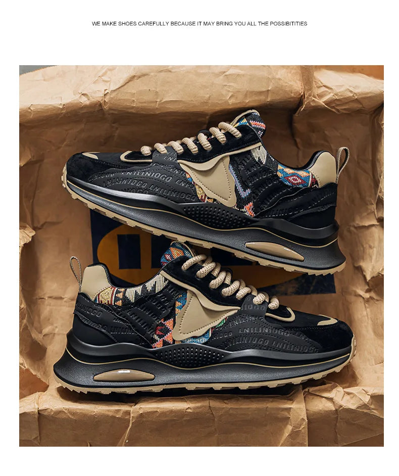 Pantofi sport pentru bărbați, pantofi sport de primăvară 2025, pantofi sport casual, versatili, confortabili, la modă, de nișă, antiderapanți, rezistenți la uzură, retro