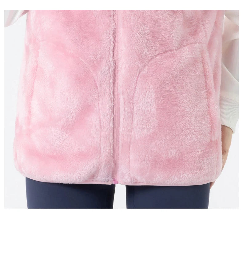 Ippolich 9-Zonen Smart-Heizjacke - Korallenfleece USB M-XL