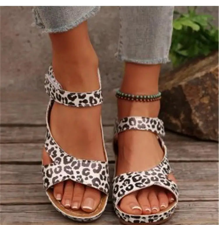 Summer Woman Sandals Shoes Open Toe Women Shoe Soft Shoes For Women Wedge Women's Shoes Breathable Footwear Women Sandal Female