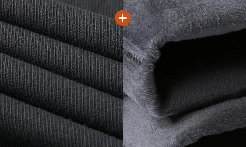 Pantaloni CN Warmfleece - Talie elastică din bumbac, model standard