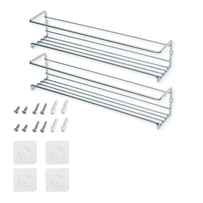 Choice Gewürzregal Wandmontage - 2er 4er Set, Metall
