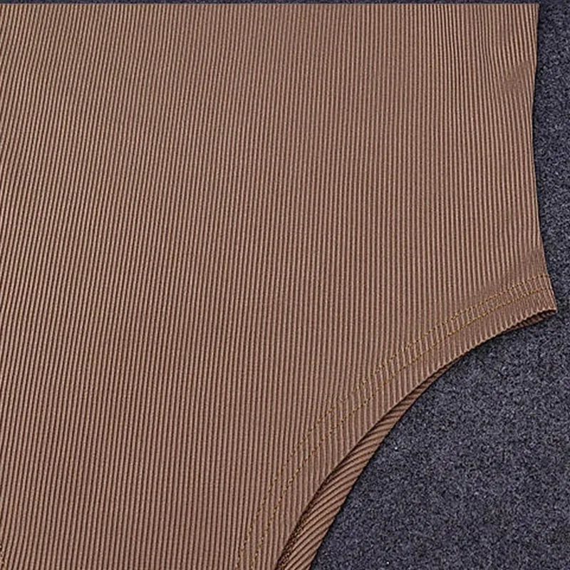 Sleeveless Knit Bodysuit Hot Summer elegant Bodycon Off Shoulder Halter Tops Casual Street Bodice For Women ClubWear