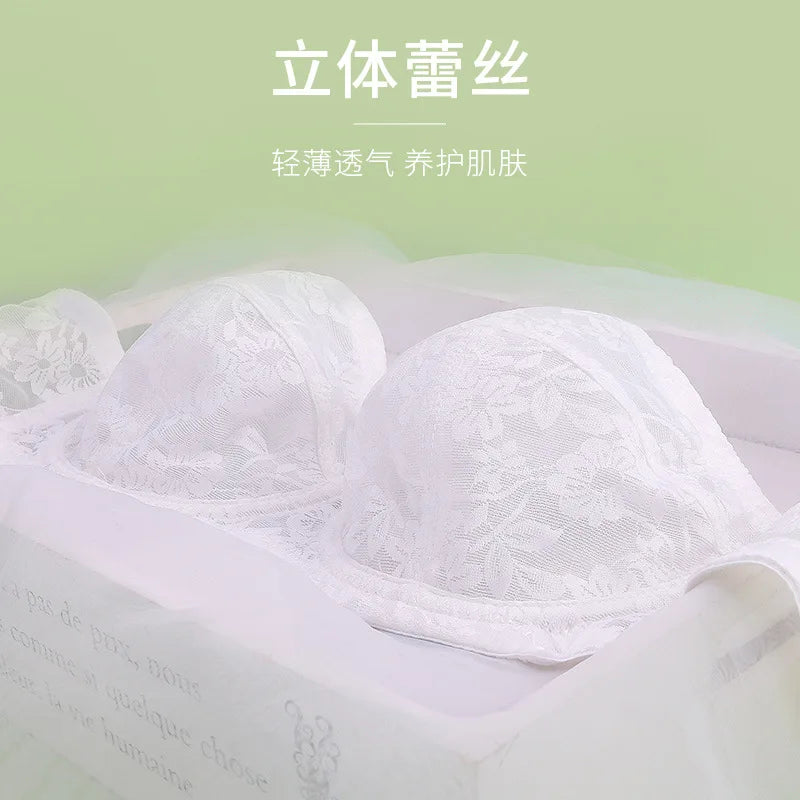Lenjerie intimă pentru femei, fără bretele, ultra subțire, transparent, brodat, floral, sutien elegant, invizibil, bralette, lenjerie intimă pentru femei