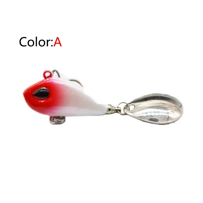 OUTKIT Neuer Metall Mini VIB Mit Löffel Angelköder 6g10g17g25g 2cm Angel Tackle Pin Crankbait Vibration Spinner Sinkend Köder