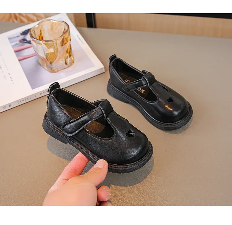 Lina Prinzessin Lederschuhe T-Riemen - Größe 20-27 Weich