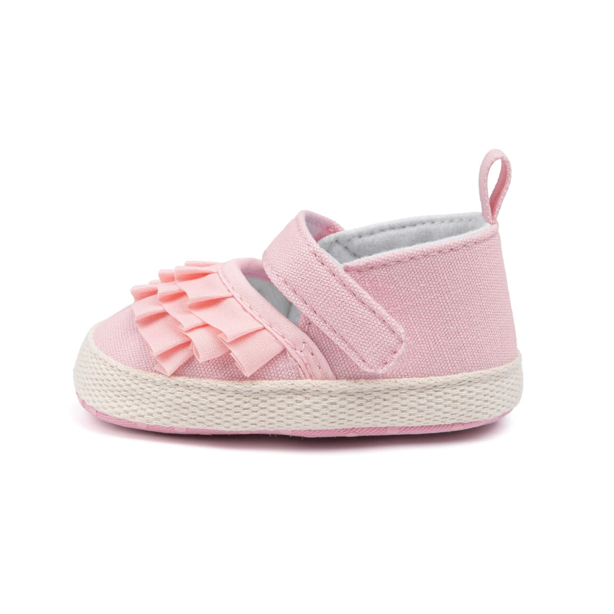 KIDSUN Schöne Spitze Baby Mädchen Schuhe 2025 - Frühling Herbst Baumwolle Sohle Rutschfest - Kleinkind Erste Laufschuhe Krippe Prinzessin Hochzeit