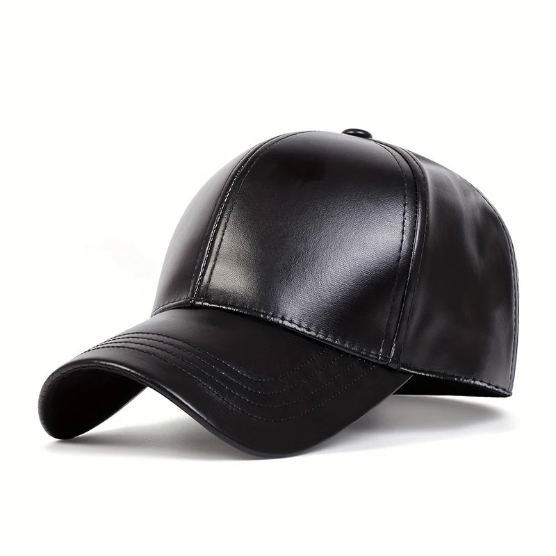 Zhejiang PU Leder BaseCap Verstellbar - Größe L UVSchutz