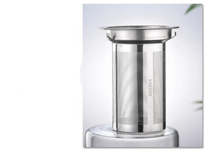 JUNBOPRO Teekanne Hitzebeständig - 850ml Borosilikat Glas