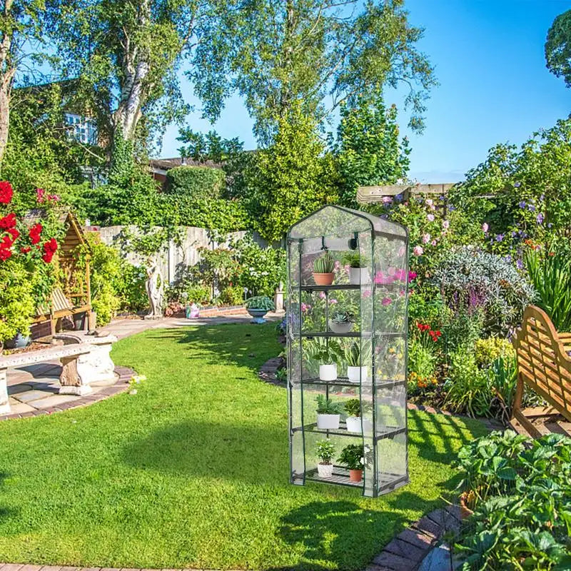 Outdoor For Garden Gardening Warm Waterproof Greenhouse Portable Mini Planter House Flower Frame Meaty Sun Room Hothouse Cover