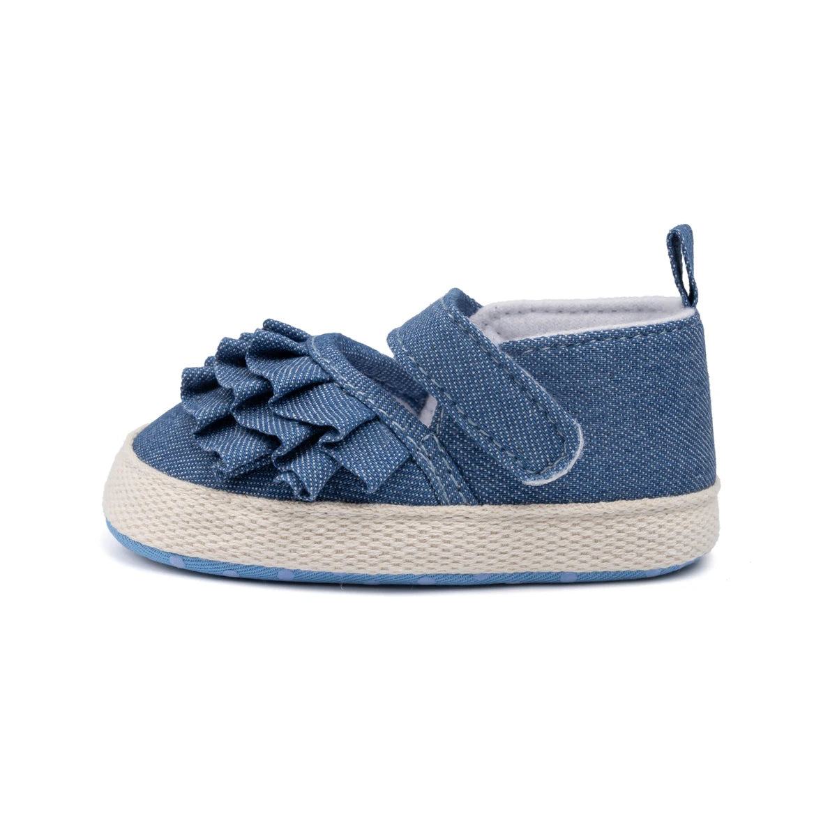 KIDSUN Schöne Spitze Baby Mädchen Schuhe 2025 - Frühling Herbst Baumwolle Sohle Rutschfest - Kleinkind Erste Laufschuhe Krippe Prinzessin Hochzeit